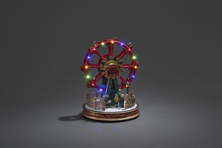 Konstsmide Weihnachtsbeleuchtung  LED Szenerie Riesenrad 21x29x21cm