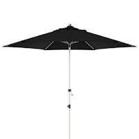 doppler Mittelmastschirm EXPERT 320 Auto-Tilt, Aluminium Silber / 100 % Polyester 180 g/m²