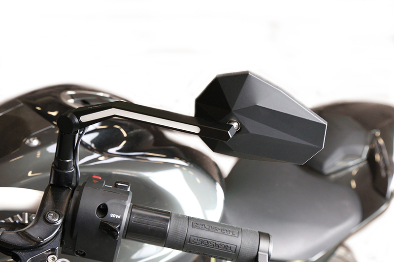 HIGHSIDER pro Spiegel Stealth -X3 Schwarz Mit LED Positionslicht (Paar)