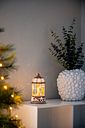 Vorschaubild Konstsmide Weihnachtsbeleuchtung Wasserlaterne Lebkuchen Karussell, braun, rotierend