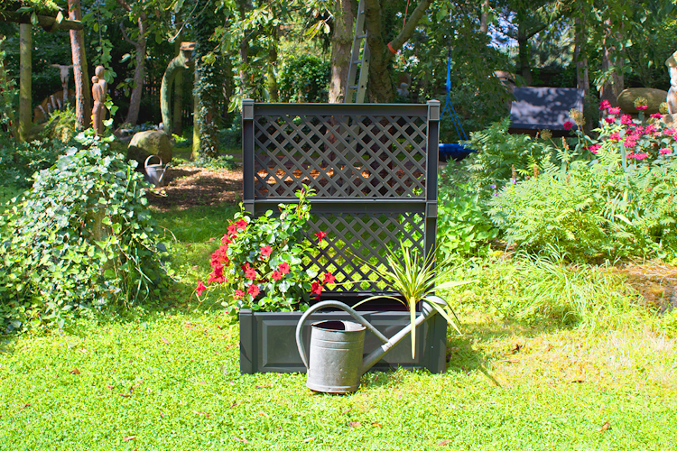 KHW Pflanzkasten groß mit Spalier 100 cm (2-tlg.)