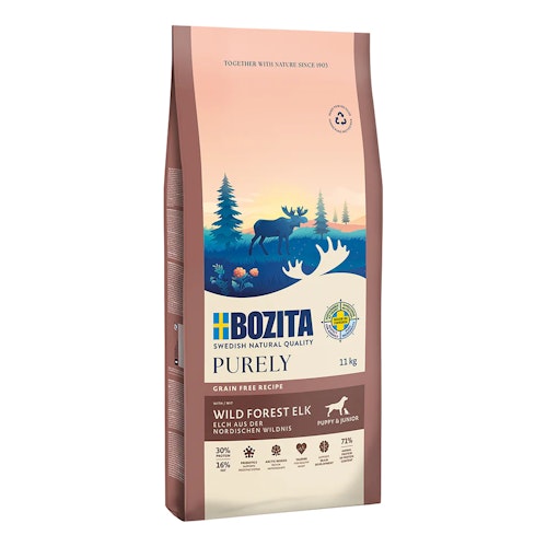 Bozita 11kg Purely Puppy&Junior Elch