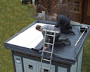 EPDM Foliendach für Solid Gartenhaus Flachdach Münster (S8790)