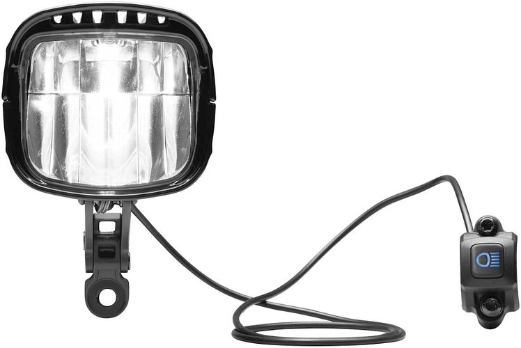 Busch + Müller Scheinwerfer Lumotec IQ-XL Highbeam schwarz für Bosch System 2 (sind bereits mit ein