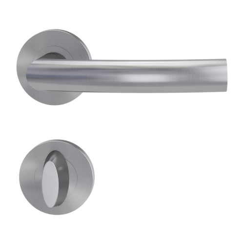 Griffwerk Türgriff LORITA PROFESSIONAL Schraubrosette- Edelstahl matt