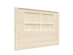 Palmako geschlossene Wand mit Kiosk-Klappe (Bianca)