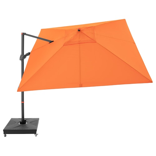 doppler Pendelschirm myZONE 280 x 280, Aluminium Anthrazit / 100 % Polyester 180 g/m²