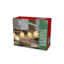 Vorschaubild Konstsmide Weihnachtsbeleuchtung Dekolichterkette Kugeln 10 warmweiße LEDs in Kristalloptik, batteriebetrieben