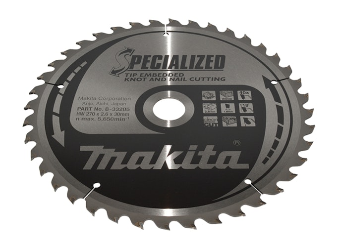 Makita SPECIALIZED Sägeb.270x30x40Z B-33205