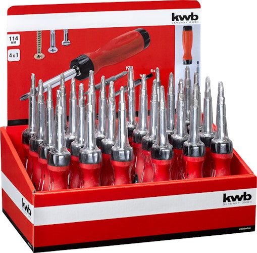 kwb 4 in1 Schraubendreherdispl. 24 117092