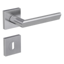 Vorschaubild Griffwerk Türgriff TRI 134 - Schraubtechnik, eckig, Edelstahl matt