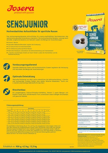 Josera SensiJunior Hundetrockenfutter