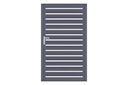 Vorschaubild dz VIDUAL Swing Einzeltor Line 100 x 20 mm Rechteckprofil Distanz 18 mm 