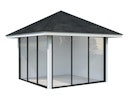 Vorschaubild Palmako Pavillon Bianca 8,3 m² Set 501 Slide Plus mit Isolierglas-Schiebetüren - 28 mm