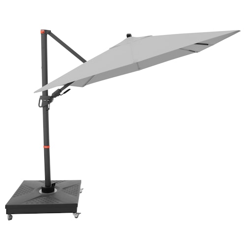 doppler Pendelschirm myZONE 210 x 210, Aluminium Anthrazit / 100 % Polyester 180 g/m²