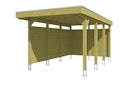 Vorschaubild Skan Holz Carport Friesland 314x555 cm inkl. Rück- und Seitenwände Sparset 1