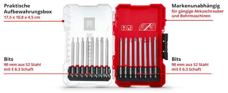 Einhell M-CASE Bitkassette 16tlg LS 118973