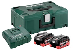 Metabo Basis Set 2 x LiHD 8.0 Ah + Metaloc