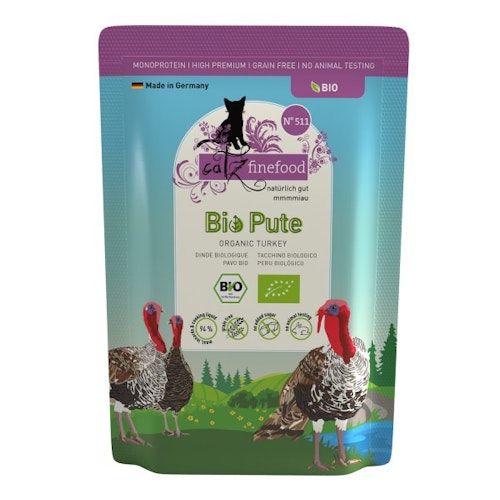 catz finefood Bio 12 x 85g Katzennassfutter