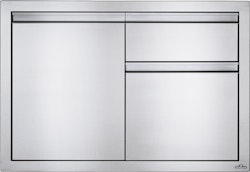 NAPOLEON Einbau-Türe & Mülleimer- Kombination klein (91 x 61 cm) (BI-3624-1D1W)