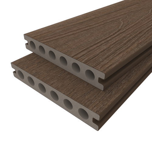 NewTechWood Deluxe Vintage WPC-Terrassendiele Hohlkammer Ipé  23 x 138 mm