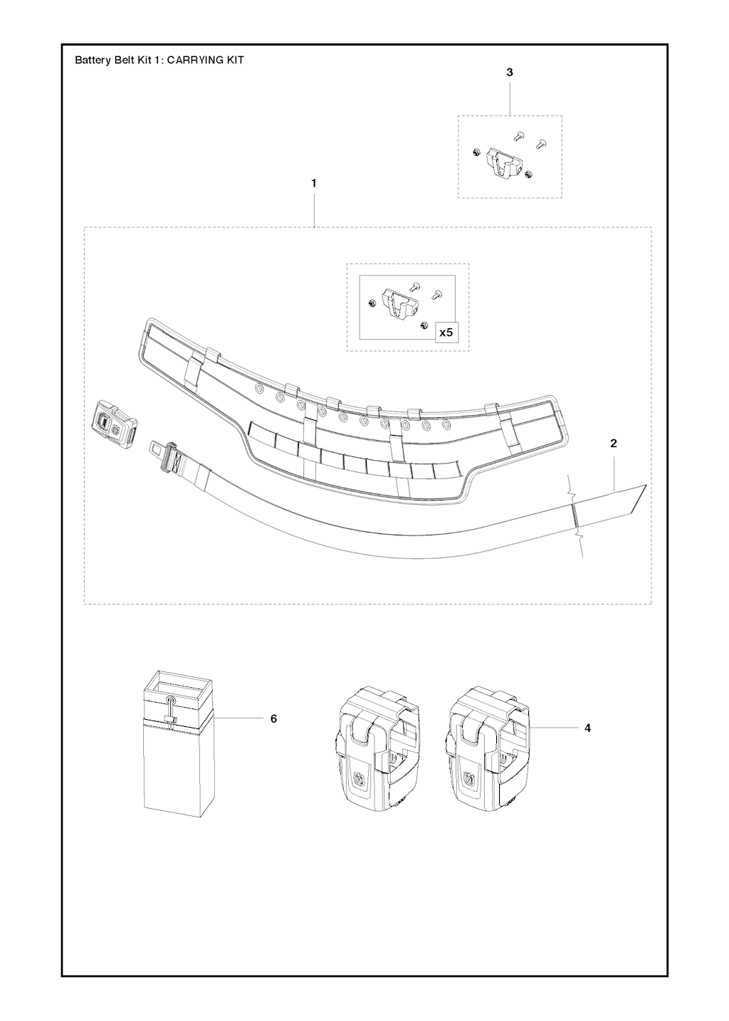 Explosionszeichnung Ersatzteile
