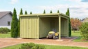 Vorschaubild Weka 20 mm Flachdachschuppen Lagerhaus 607 1