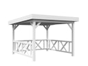 Vorschaubild Palmako Carport/Pavillon Connect Lenna 8,3 m² Set 301 mit Geländer