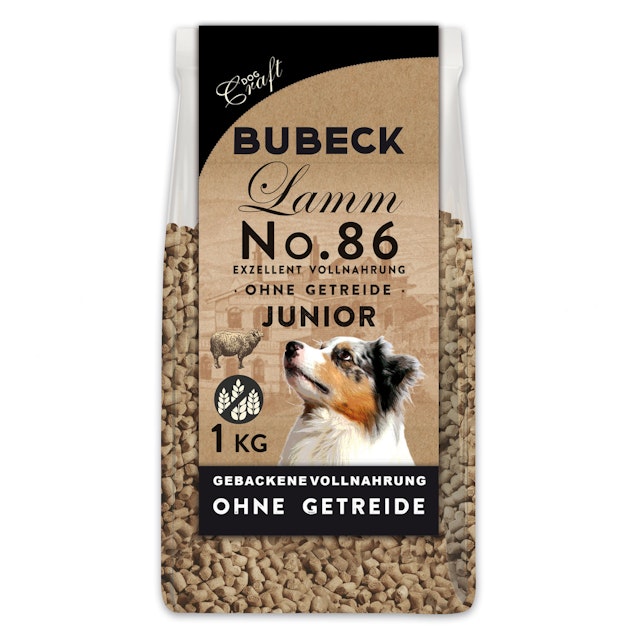 Bubeck Nr. 86 Junior Lamm mit Kartoffel und Bierhefe gebacken HundesnacksVorschaubild