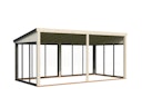 Vorschaubild Palmako Glashaus Lumi 16,2 m² (Wintergartenanbau) - Slide