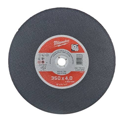 Milwaukee Metalltrennscheibe 350x4 mmPRO+ 4932471989
