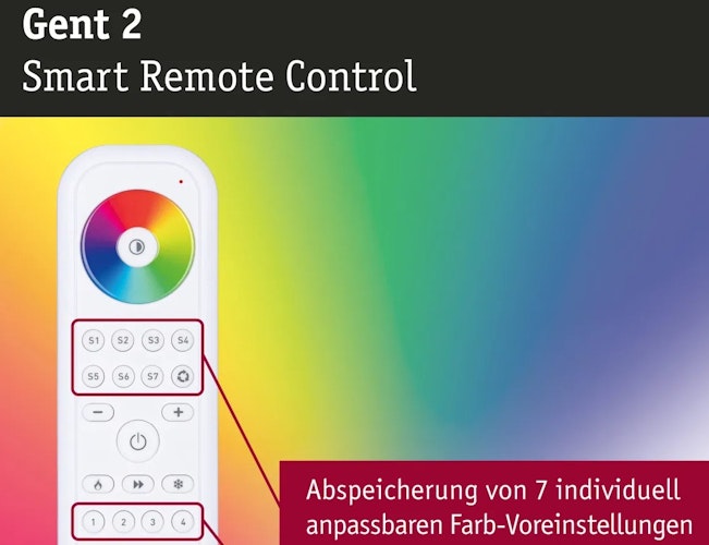 Paulmann SmartHome ZigBee Fernbedienung  Gent 2