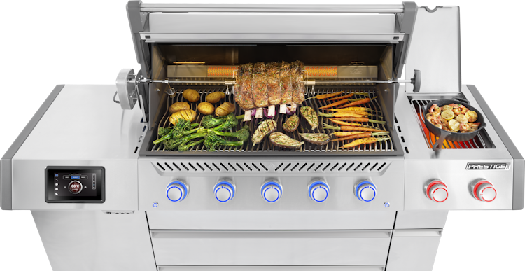 Napoleon Prestige PRO 665, Connected, Edelstahl, inkl. Drehspieß