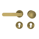 Vorschaubild Griffwerk Wechselgarnitur VAYA 291 AVUS fast2fix Fast2Fix Rosetten rund Knopf R2 Gold matt L