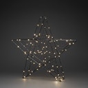 Vorschaubild Konstsmide Weihnachtsbeleuchtung  LED Metallstern schwarz