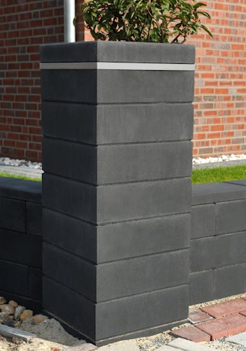 WESERWABEN® Edelstahlrahmen für Pfeilerelement - Trend-Line Classic