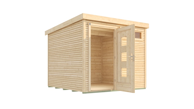 Weka Gartenhaus Designhaus wekaLine 171 mit extra hoher Tür - 28 mm