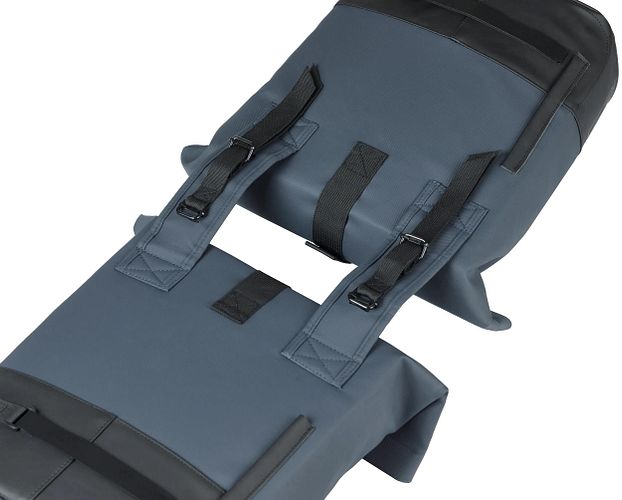 Basil Doppeltasche Cove schwarz / blau