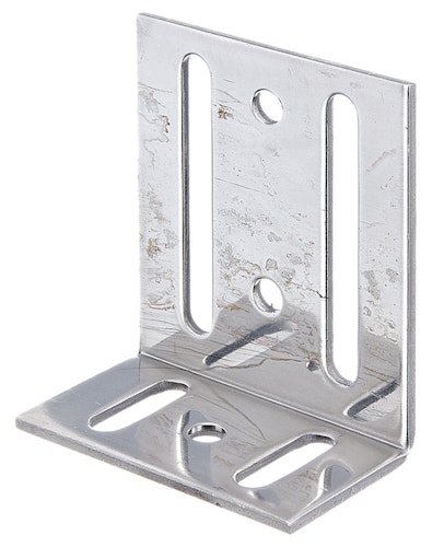 Alberts® Verstellwinkel mit Langloch Edelstahl  35x75x65 mm