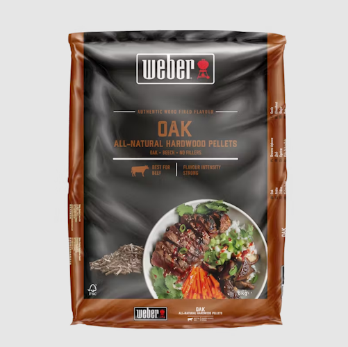 Weber Holzpellets 100 % natürlich Eichenholz 8 kg