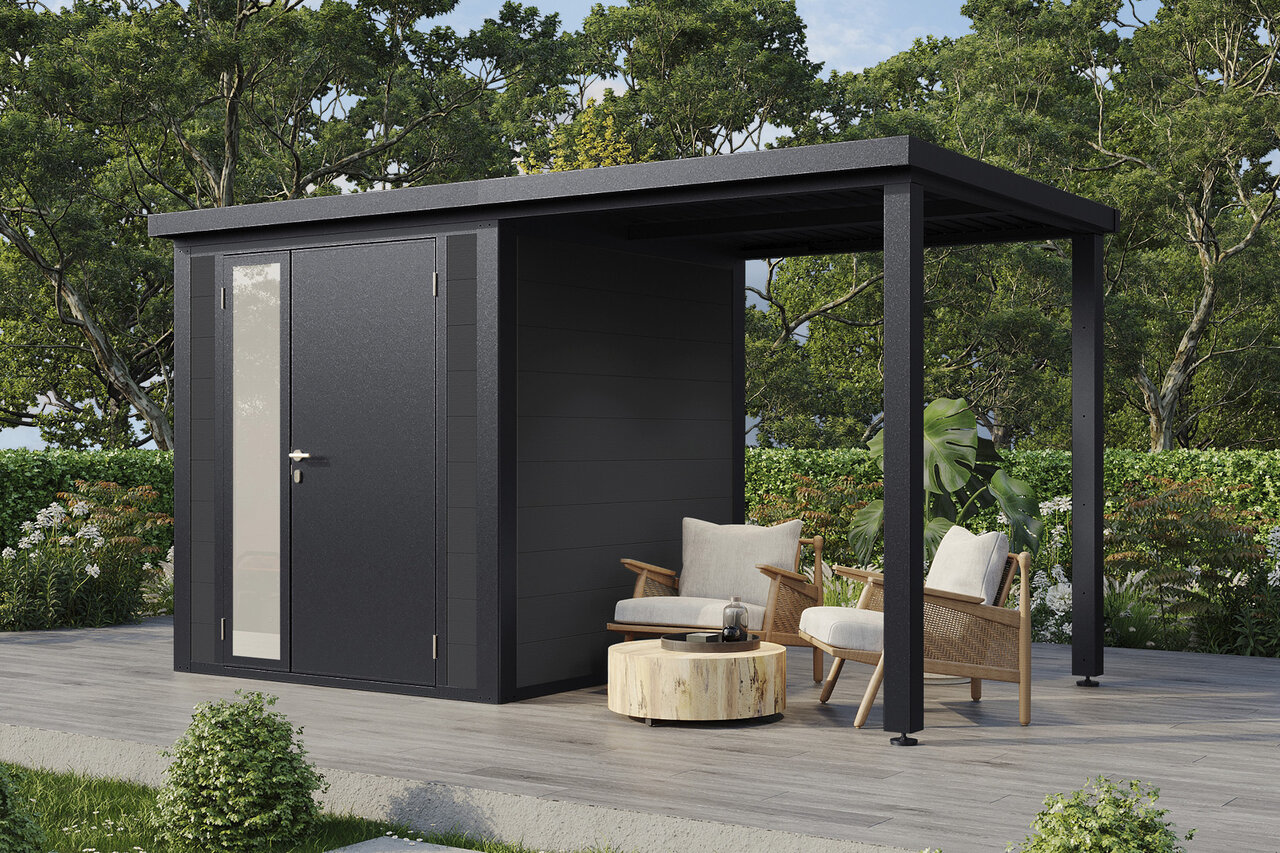 Wolff Finnhaus WPC Gartenhaus Juna - 19 mm