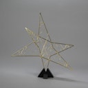 Vorschaubild Konstsmide Weihnachtsbeleuchtung Metallsilhouette Stern, gold