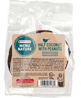 Versele Laga 1 x 200g Halbe Kokosnuss mit Erdnüssen