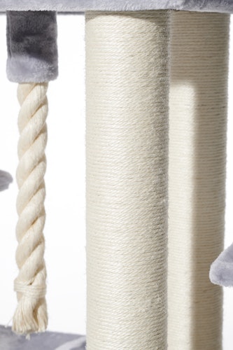 NOBBY Kratzbaum  "KILIS" hellgrau; 100 x 50 x 160 cm