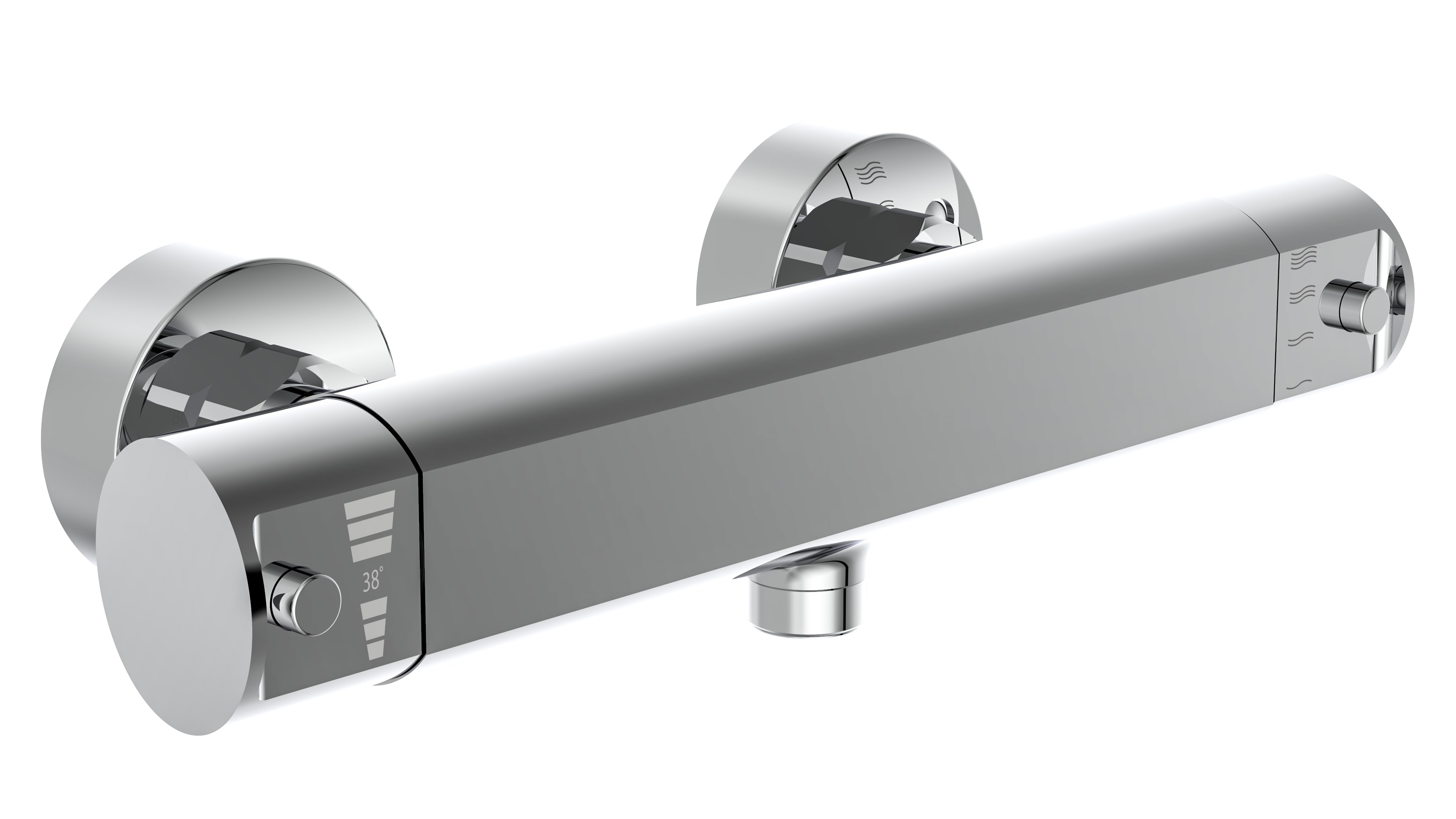 SCHÜTTE Duscharmatur VITA,Thermostatarmatur, Chrom   