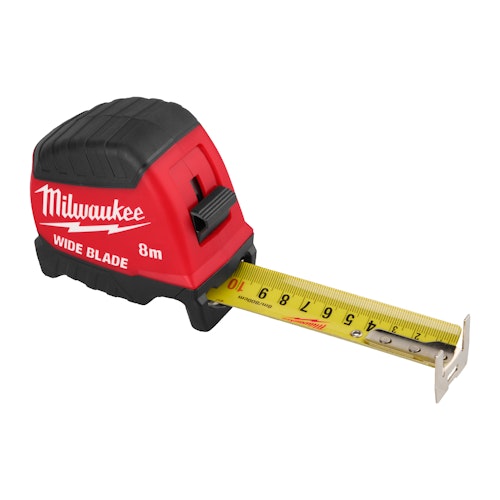 Milwaukee Premium-Bandmaß breit 8 m nicht-magnetisch, 35 mm breites Band 4932499205