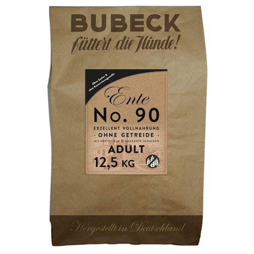 Bubeck Nr. 90 Adult Entenfleisch mit Kartoffel Hundetrockenfutter
