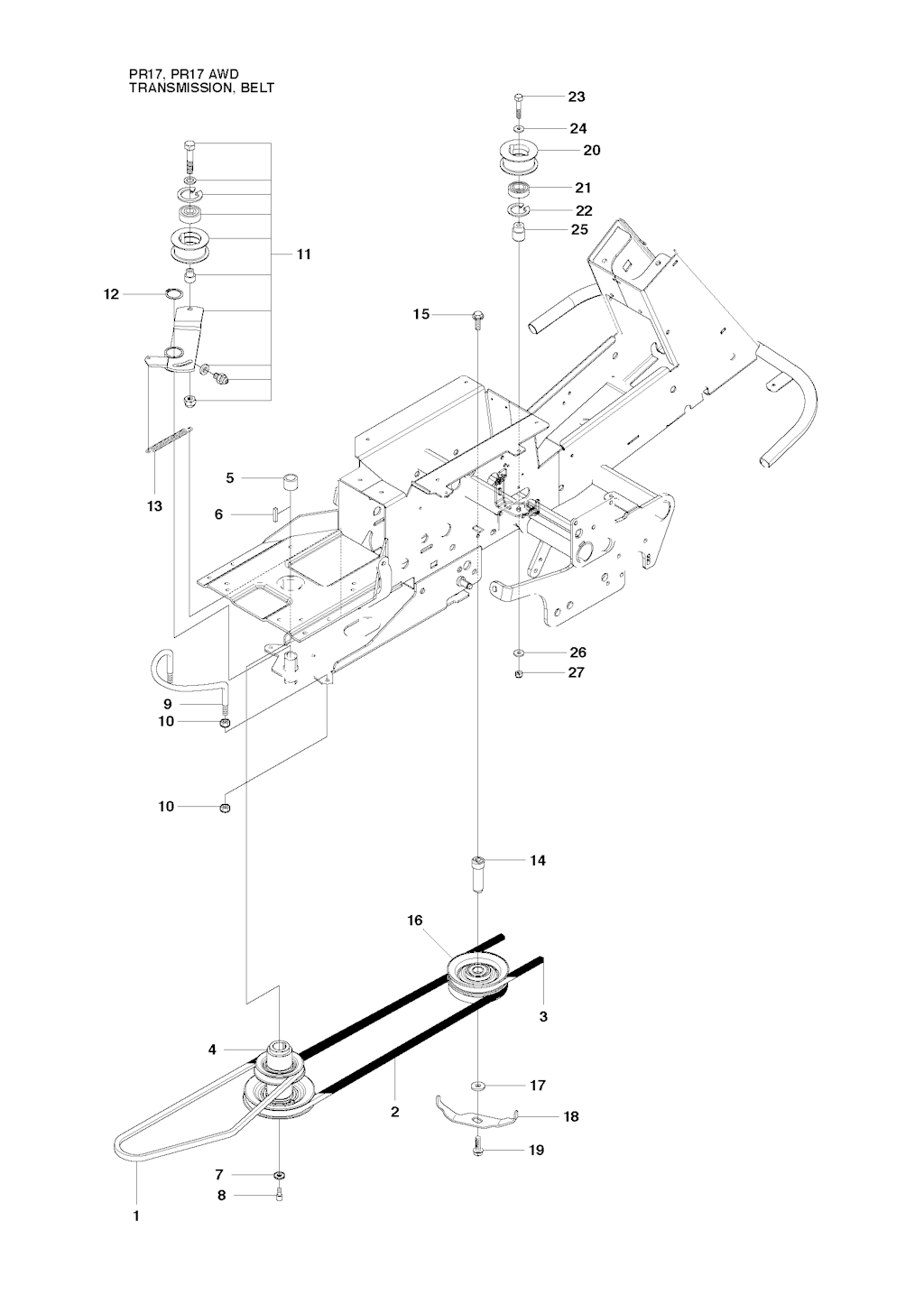 Explosionszeichnung Ersatzteile