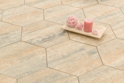 Diephaus Terrassenplatte DIAMANO MUSCHELKALK 46/40/4 CM PE3