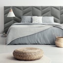 Vorschaubild Mollis Polsterpaneel Dunkelgrau  30x30 cm